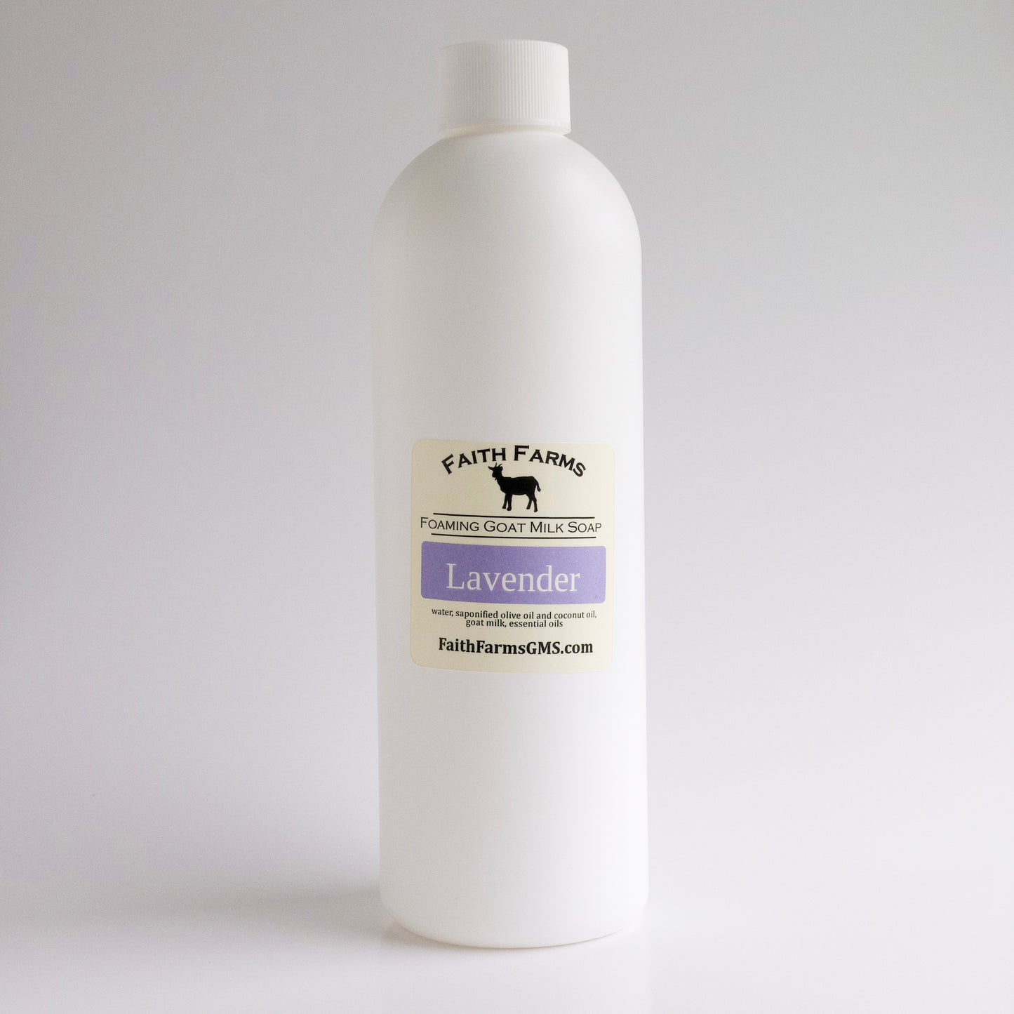 Lavender Foaming Goat Milk Hand Soap - Faith Farms Goat Milk Soap