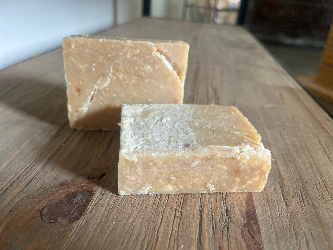 Goat milk soap honey oatmeal ugly piece
