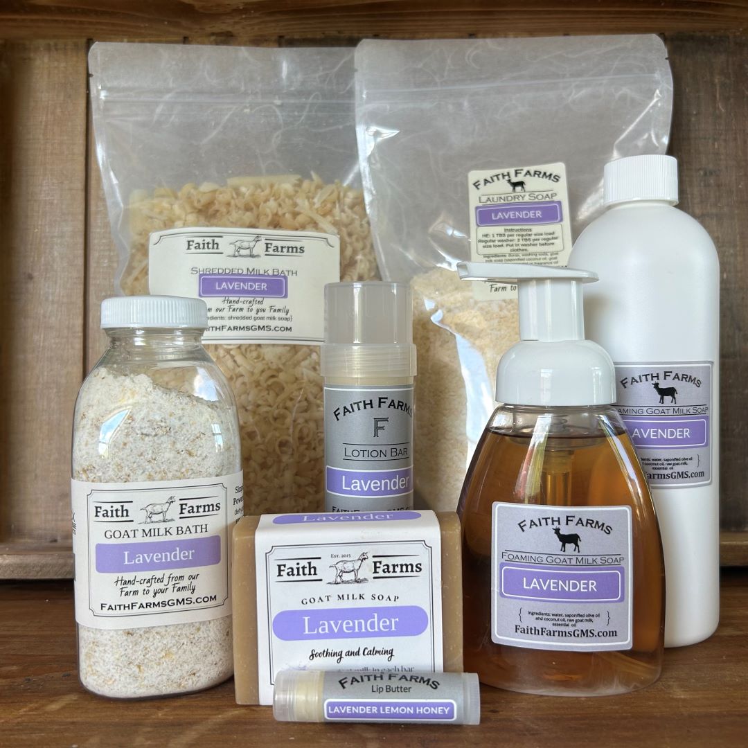 Lavender Goat Milk Products Bundle