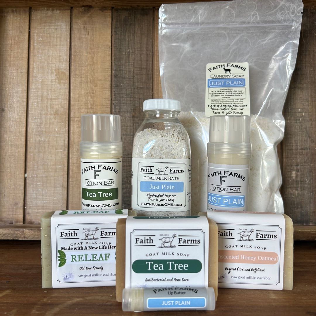 Psoriasis/Rosacea Goat Milk Products Bundle