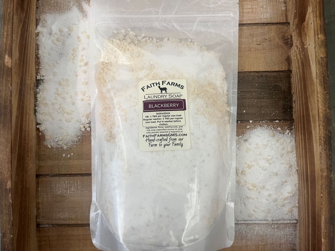 Blackberry Laundry Soap - Faith Farms Goat Milk Soap