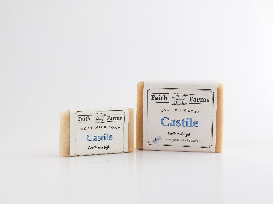 Castile Goat Milk Soap - Faith Farms Goat Milk Soap