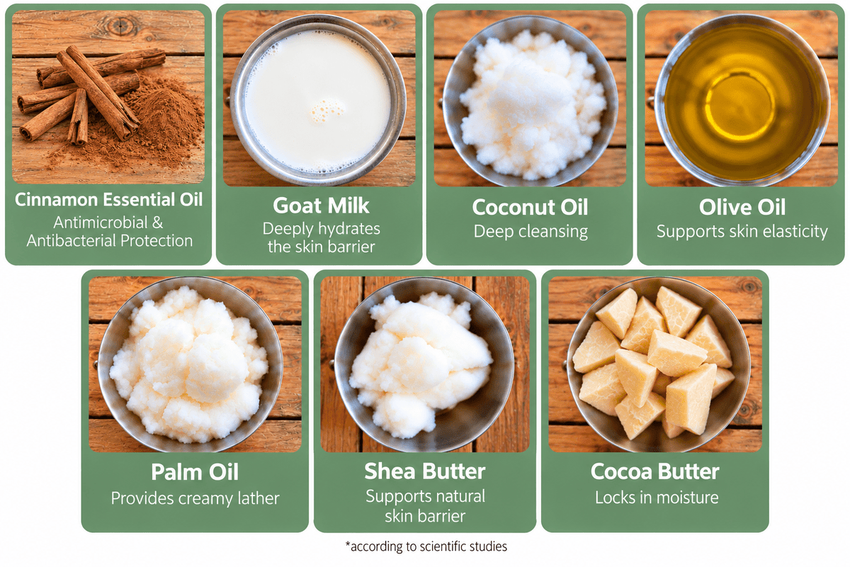 Cinnamon Goat Milk Soap - Faith Farms Goat Milk Soap