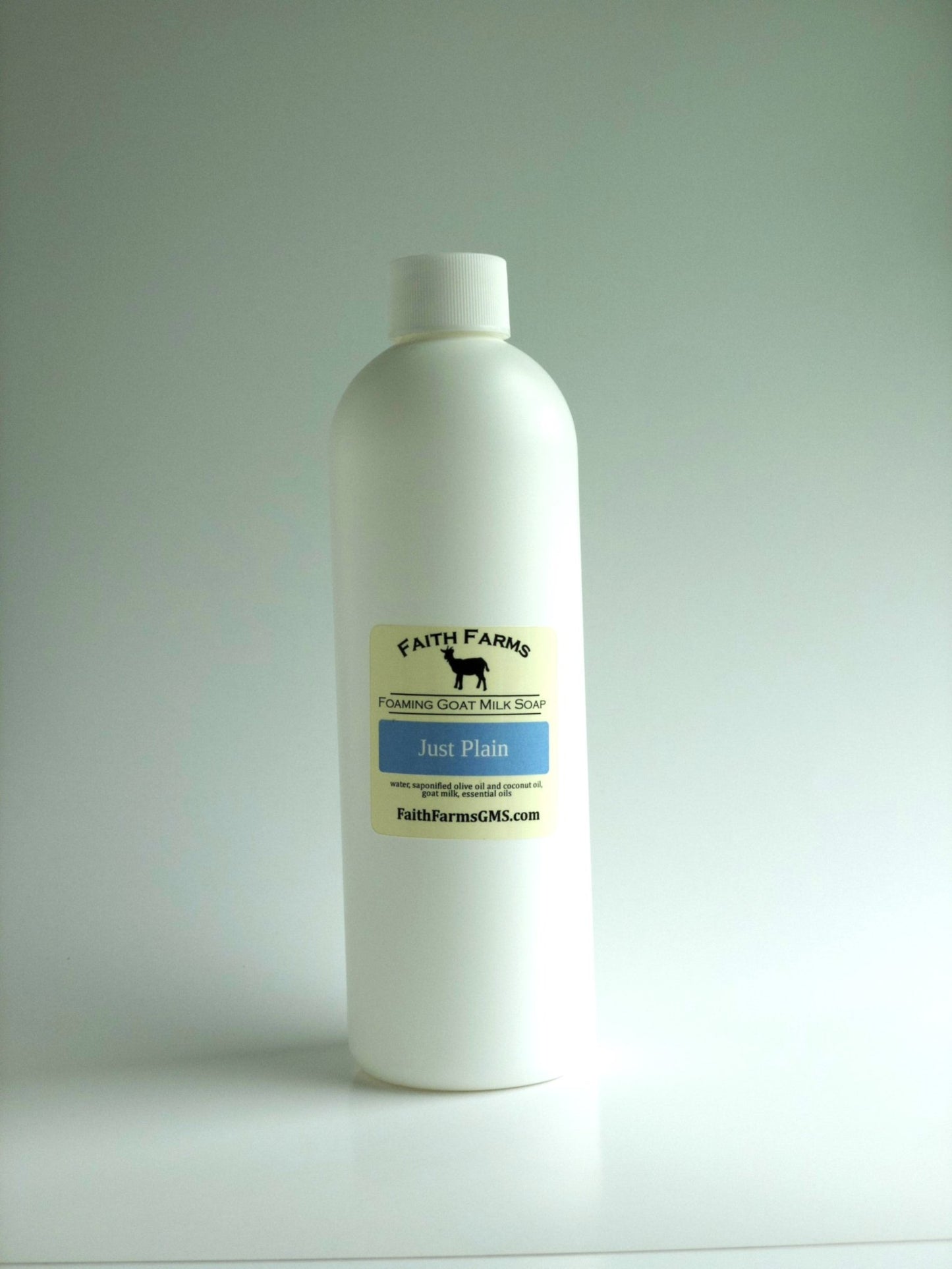 Just Plain Foaming Goat Milk Hand Soap - Faith Farms Goat Milk Soap
