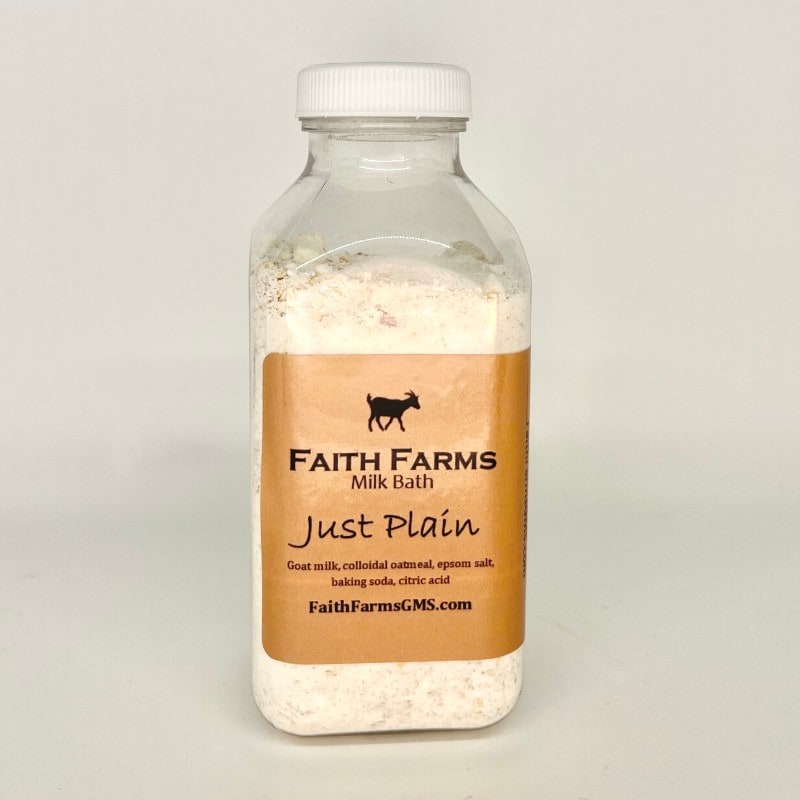 Just Plain Goat Milk Bath - Faith Farms Goat Milk Soap