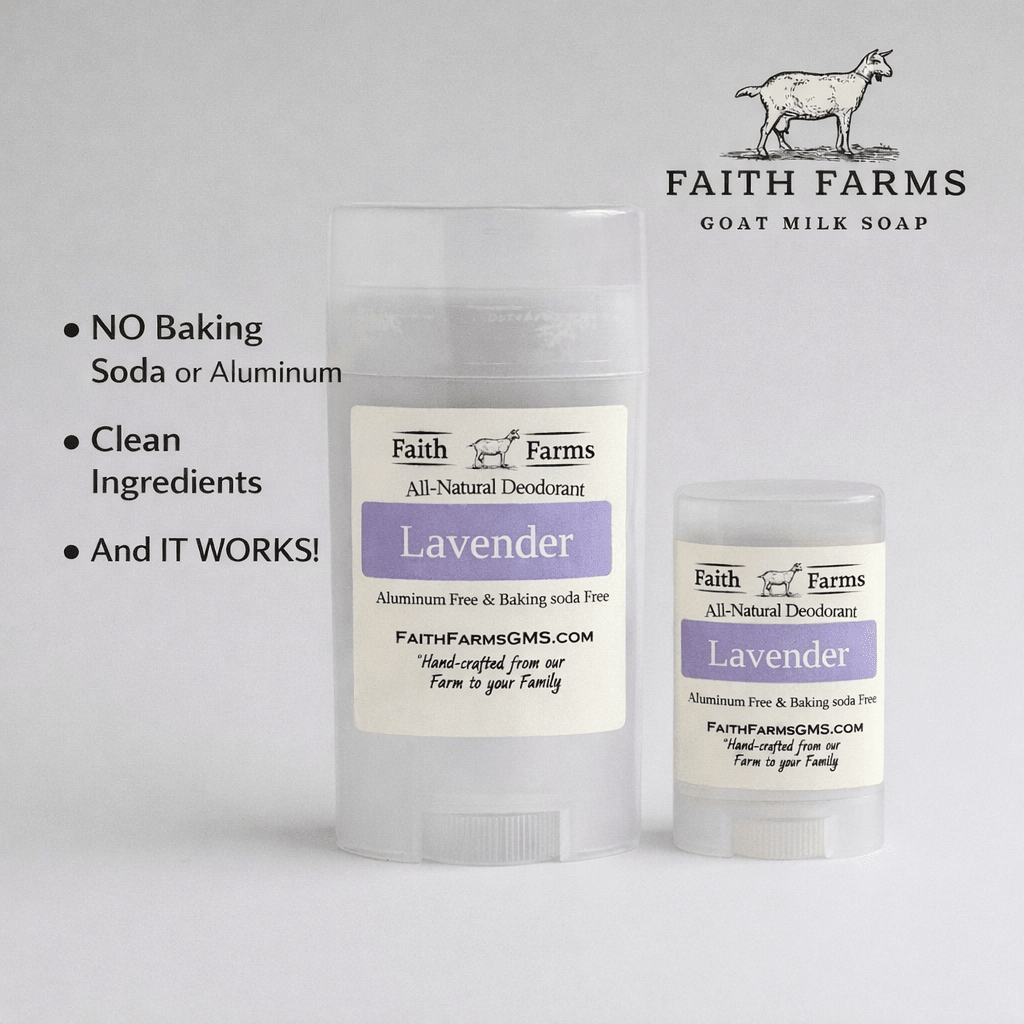 Lavender Deodorant - Faith Farms Goat Milk Soap