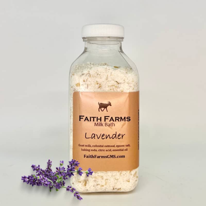 Lavender Goat Milk Bath - Faith Farms Goat Milk Soap