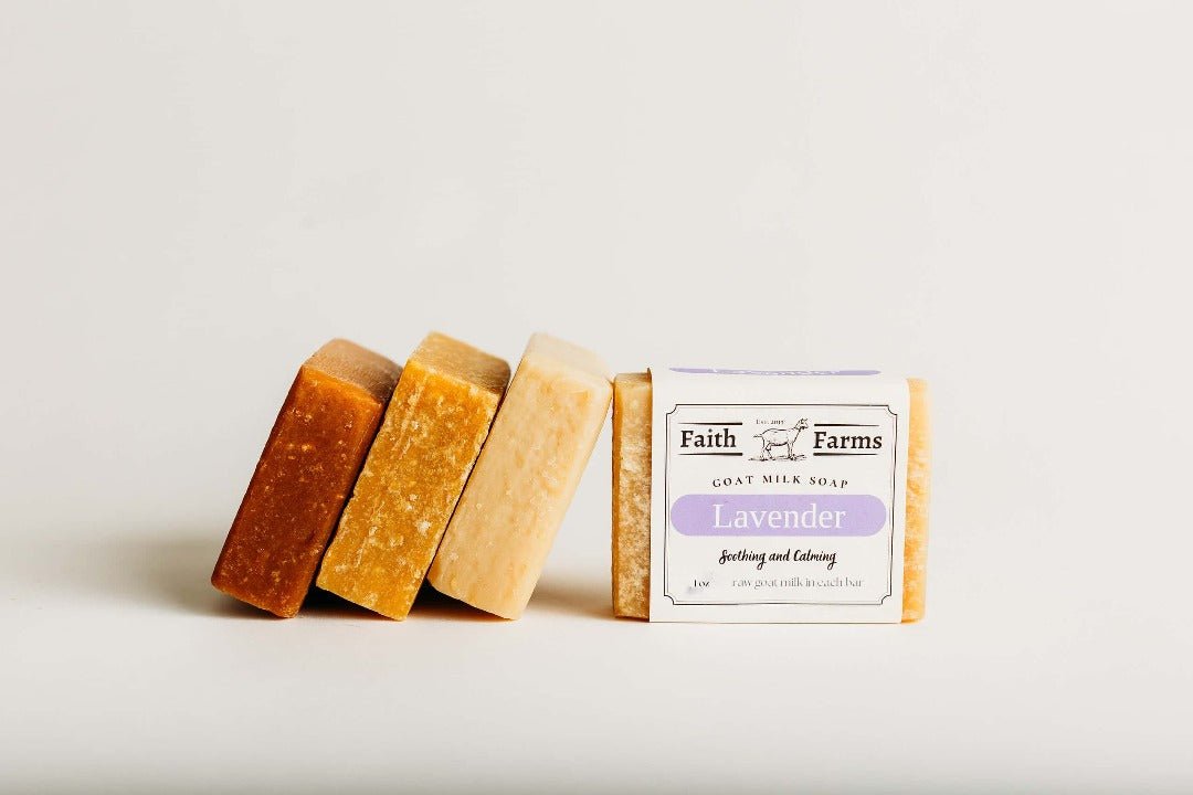 Lavender Goat Milk Soap - Faith Farms Goat Milk Soap