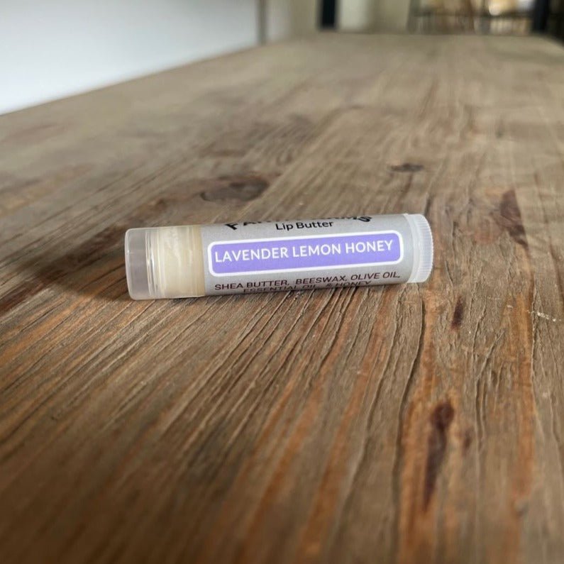Lavender Lemon Honey Lip Butter - Faith Farms Goat Milk Soap