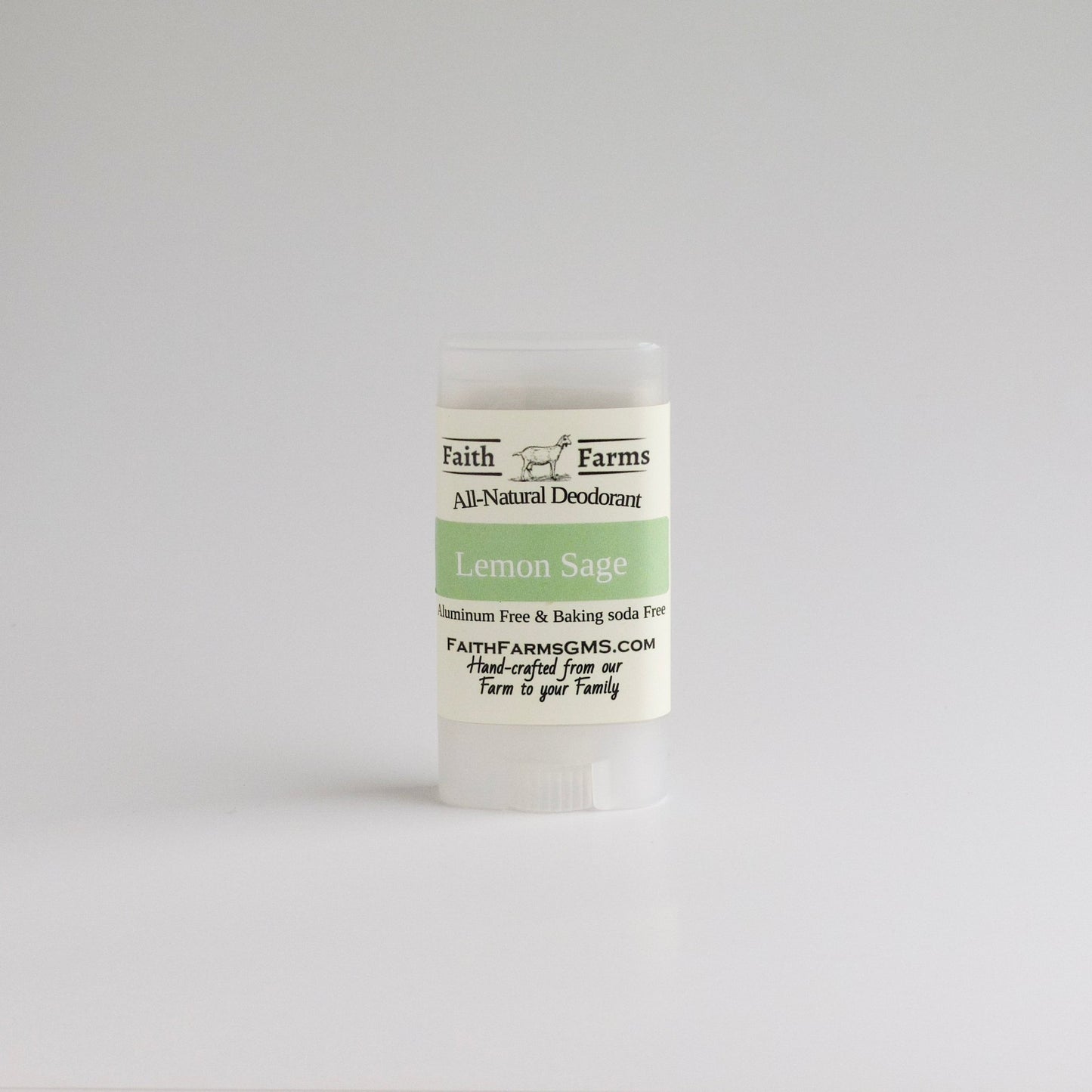 Lemon Sage Deodorant - Faith Farms Goat Milk Soap