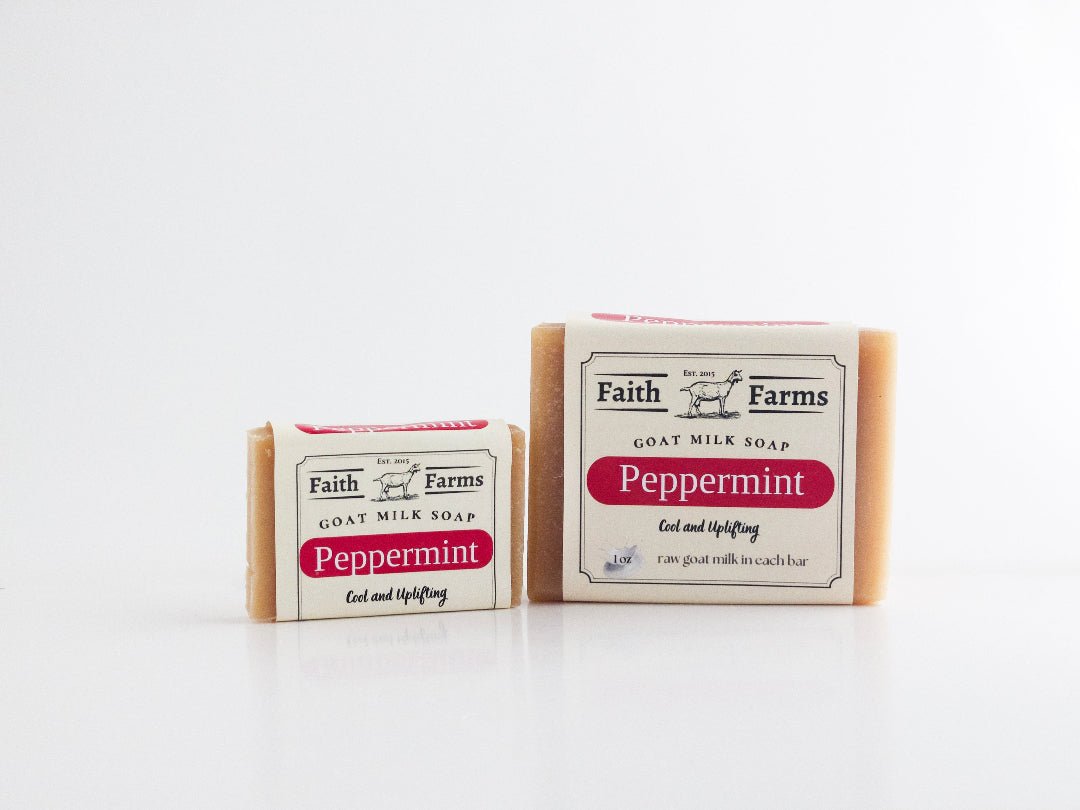 Peppermint Goat Milk Soap - Faith Farms Goat Milk Soap