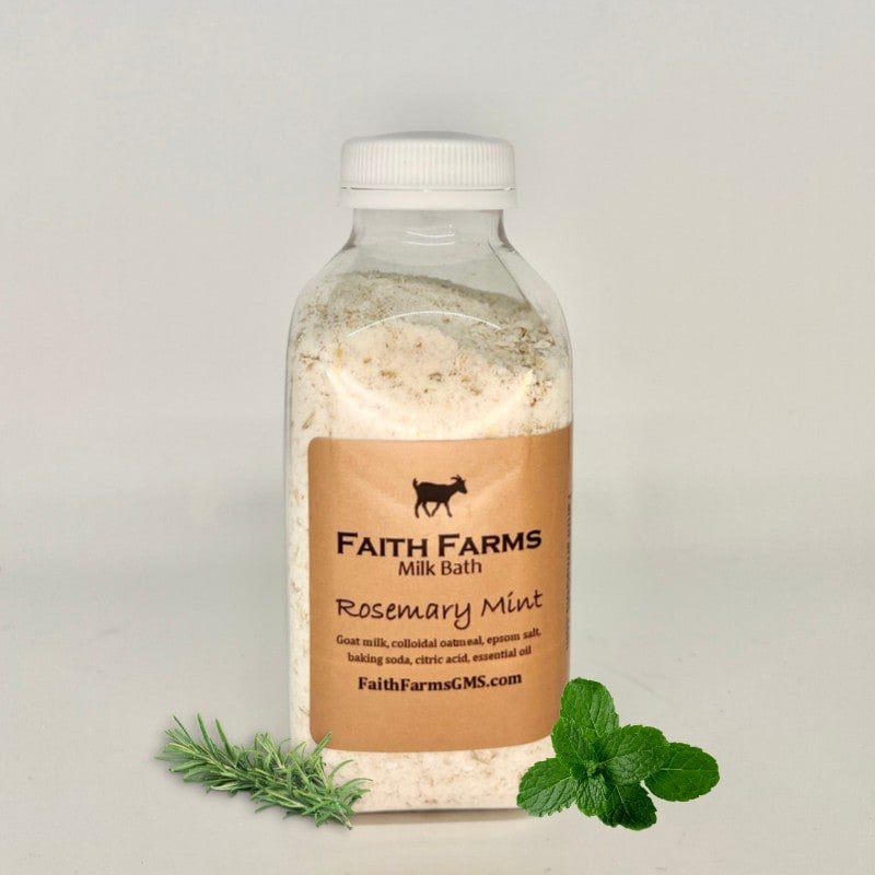 Rosemary Mint Goat Milk Bath - Faith Farms Goat Milk Soap