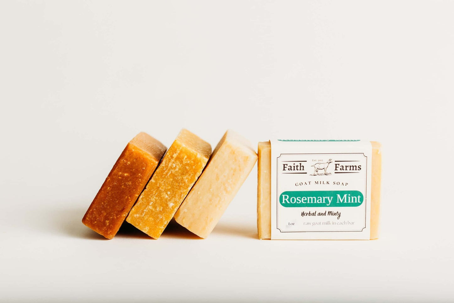 Rosemary Mint Goat Milk Soap - Faith Farms Goat Milk Soap