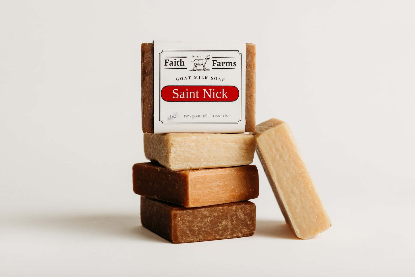 Saint Nick Goat Milk Soap - Faith Farms Goat Milk Soap