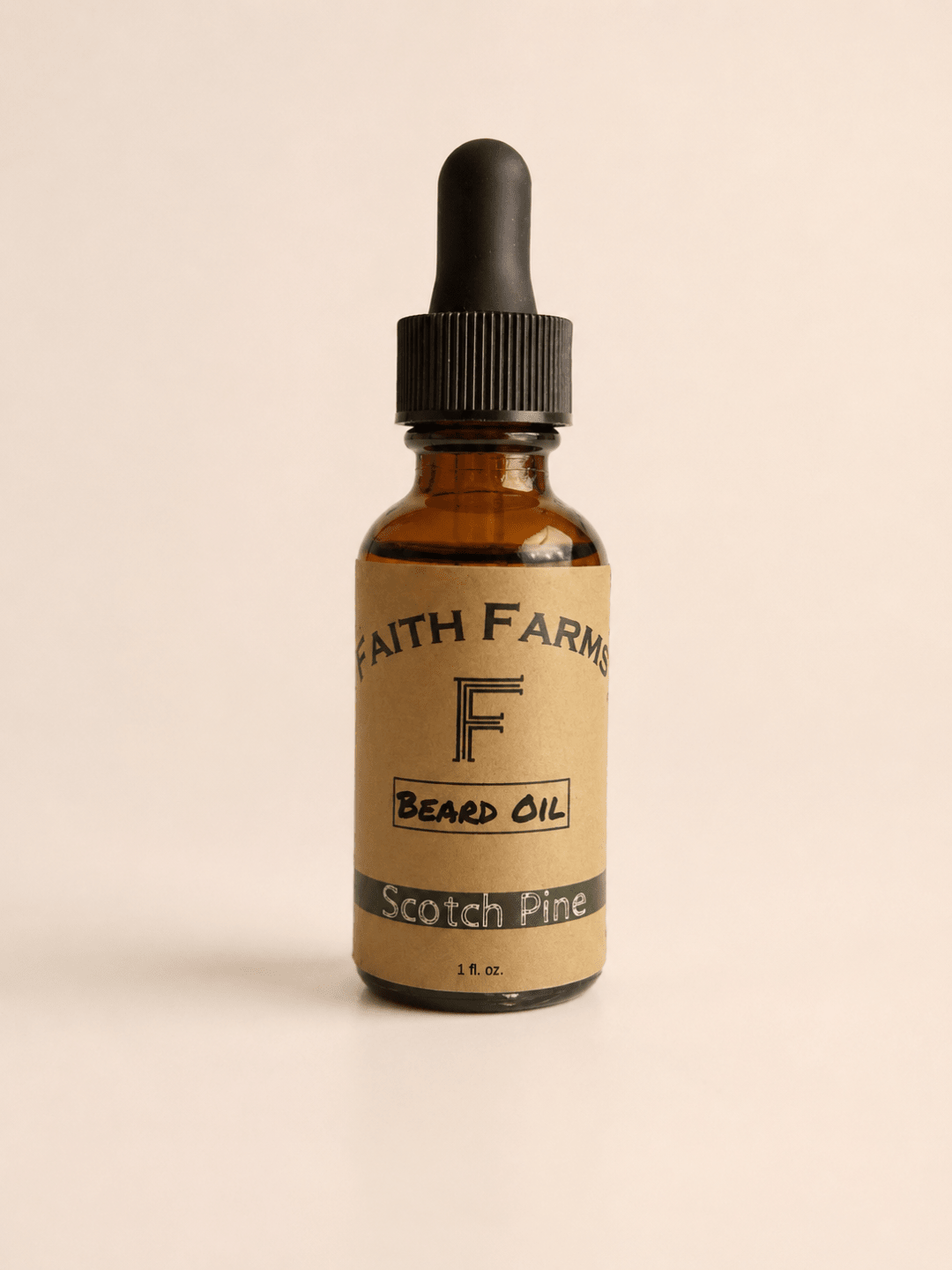 Scotch Pine beard oil with fresh woodsy scent for daily beard care