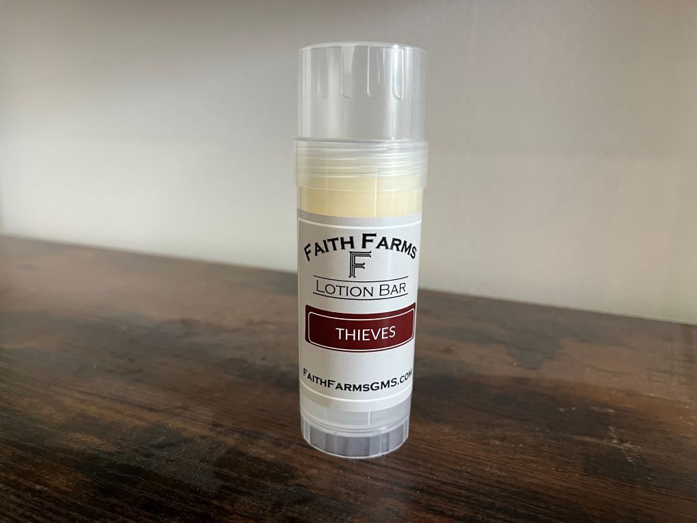 Thieves Blend Lotion Bar - Faith Farms Goat Milk Soap