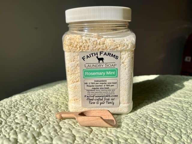 Wooden Laundry Scoop - Faith Farms Goat Milk Soap