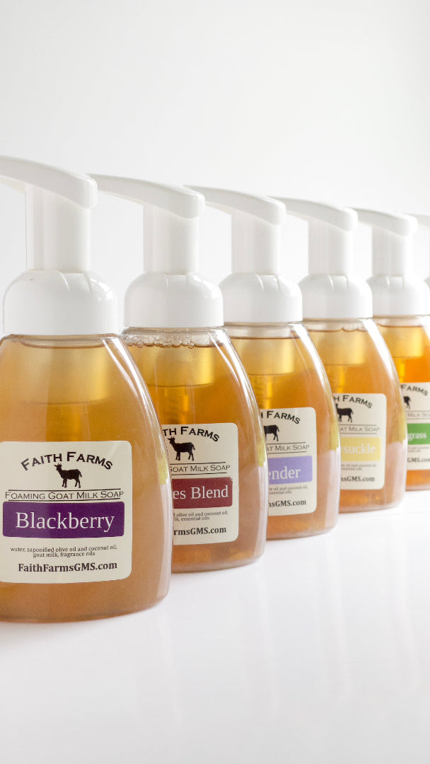 Foaming Goat Milk Hand Soap - Faith Farms Goat Milk Soap