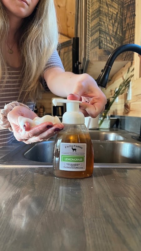 Foaming Goat Milk Hand Soap - Faith Farms Goat Milk Soap
