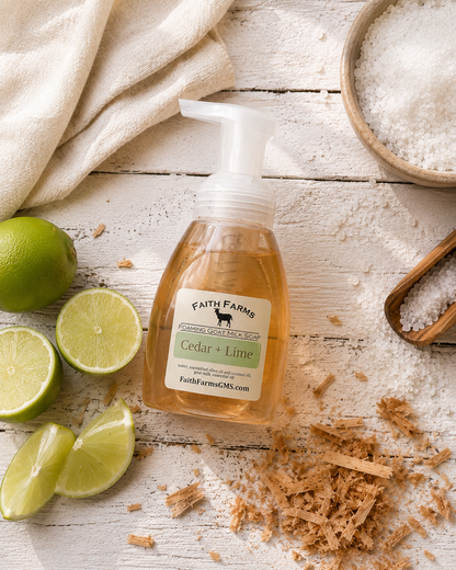 Cedar Lime Foaming Goat Milk Hand Soap