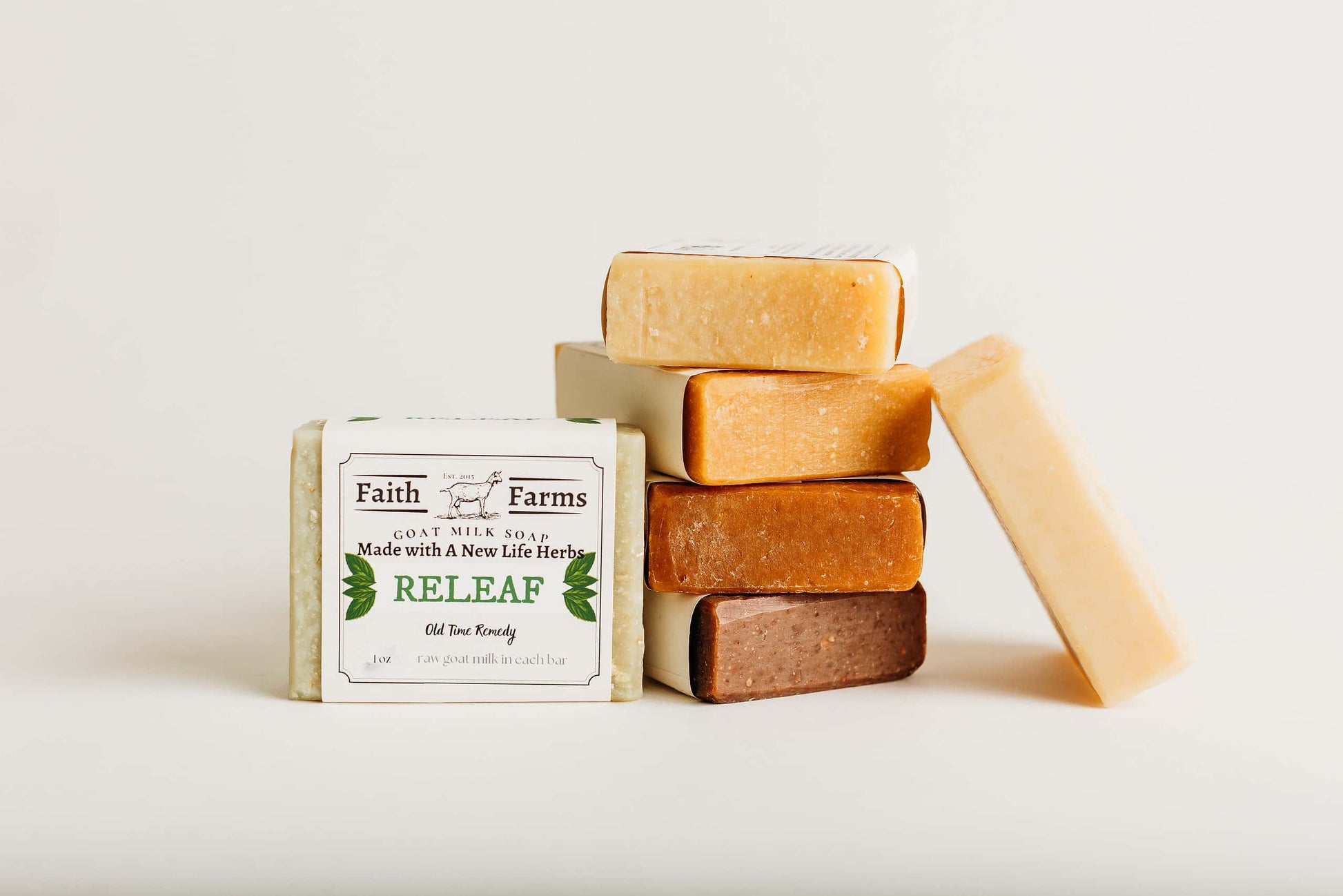 releaf goat milk soap