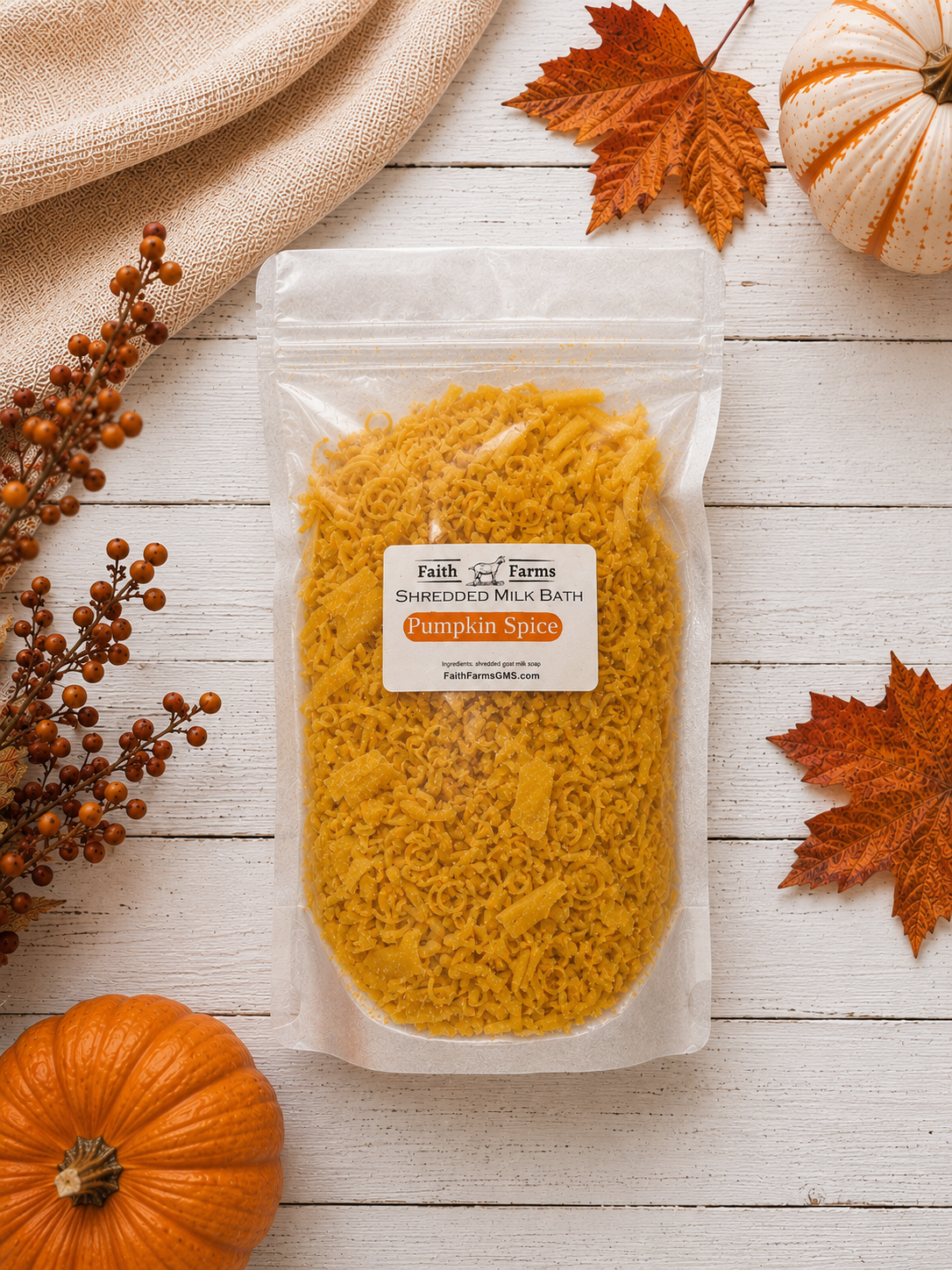 Pumpkin Spice Shredded Soap