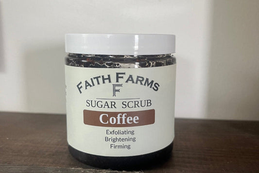 Coffee Sugar Scrub - Faith Farms Goat Milk Soap