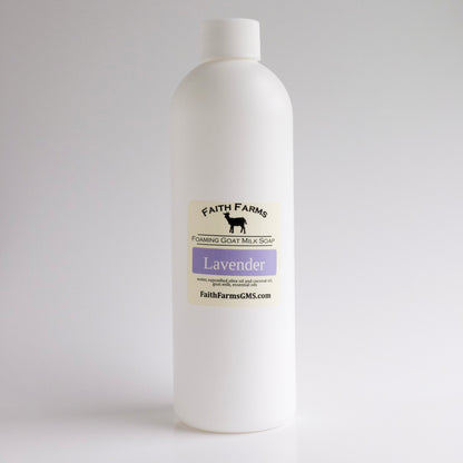 Lavender Foaming Goat Milk Hand Soap - Faith Farms Goat Milk Soap