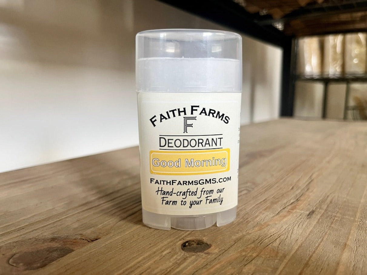 good morning all natural deodorant 