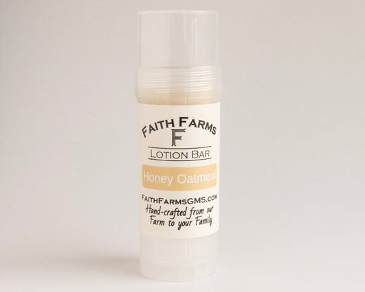 Honey Oatmeal Lotion Bar - Faith Farms Goat Milk Soap