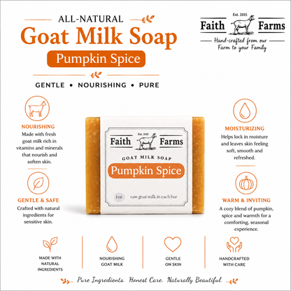 Pumpkin Spice Goat Milk Soap