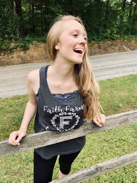 Faith Farms Floral Wreath - Women's Tank Top