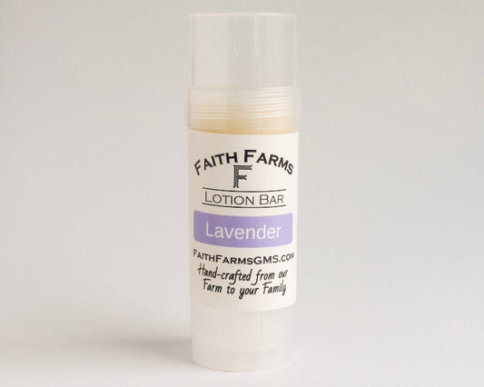 Lavender Lotion Bar - Faith Farms Goat Milk Soap