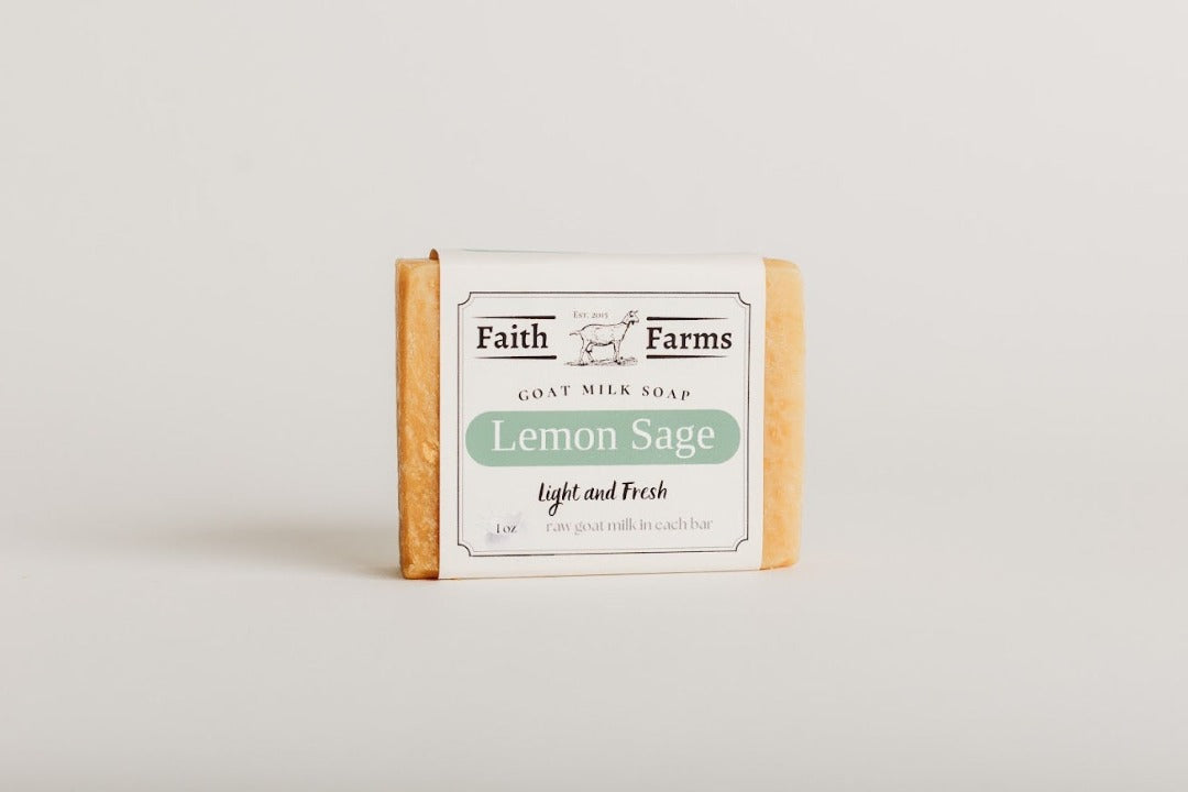 Lemon Sage Goat Milk Soap