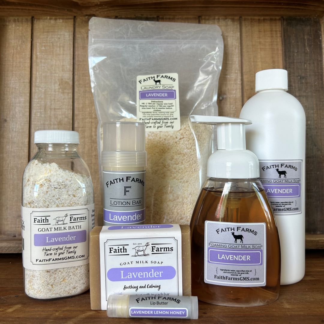 Lavender Goat Milk Products Bundle