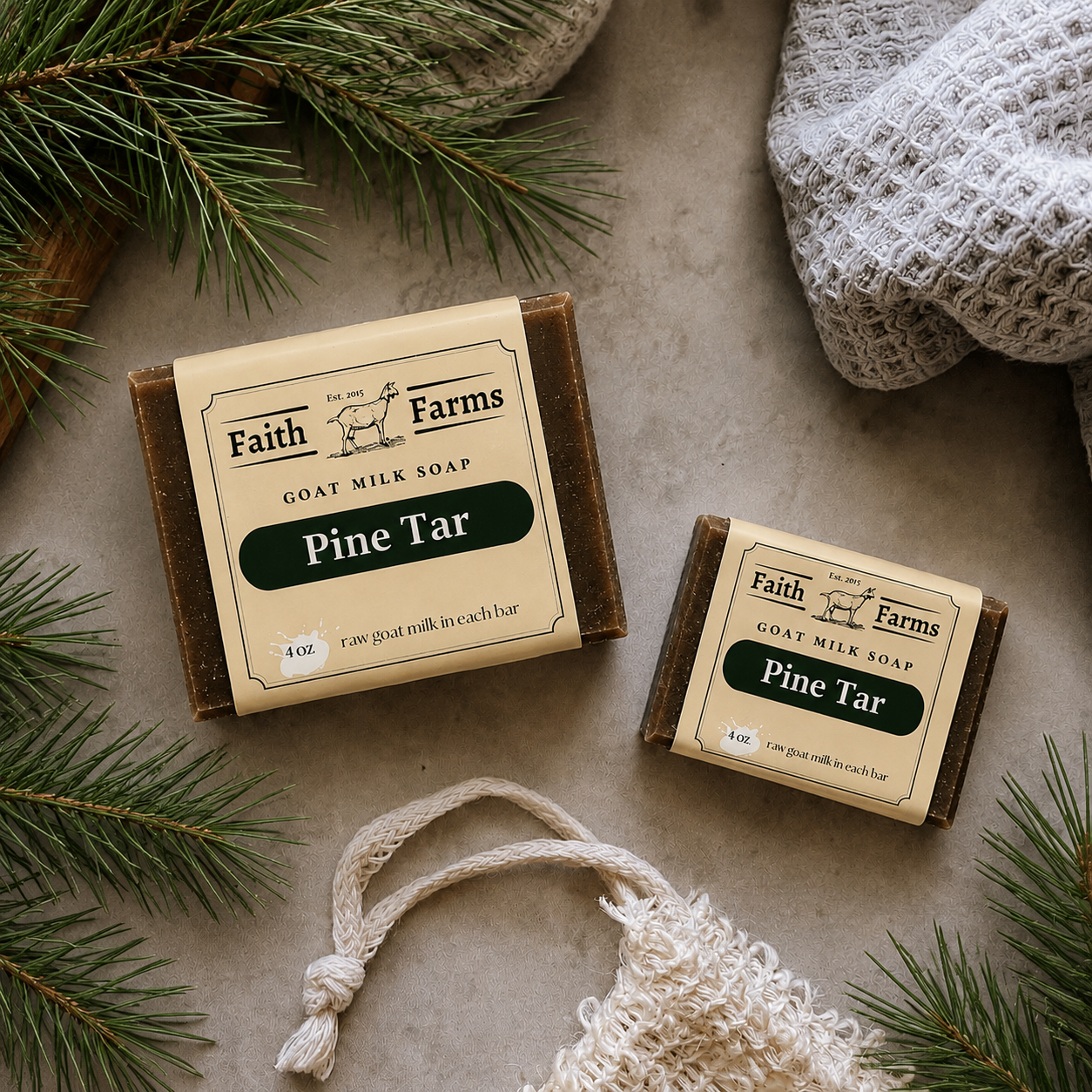 Pine Tar Goat Milk Soap