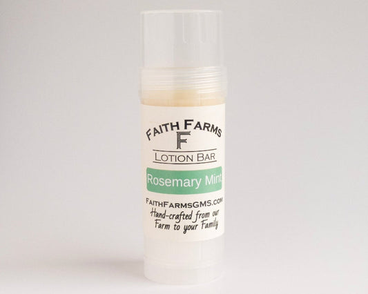 Rosemary Mint Lotion Bar - Faith Farms Goat Milk Soap