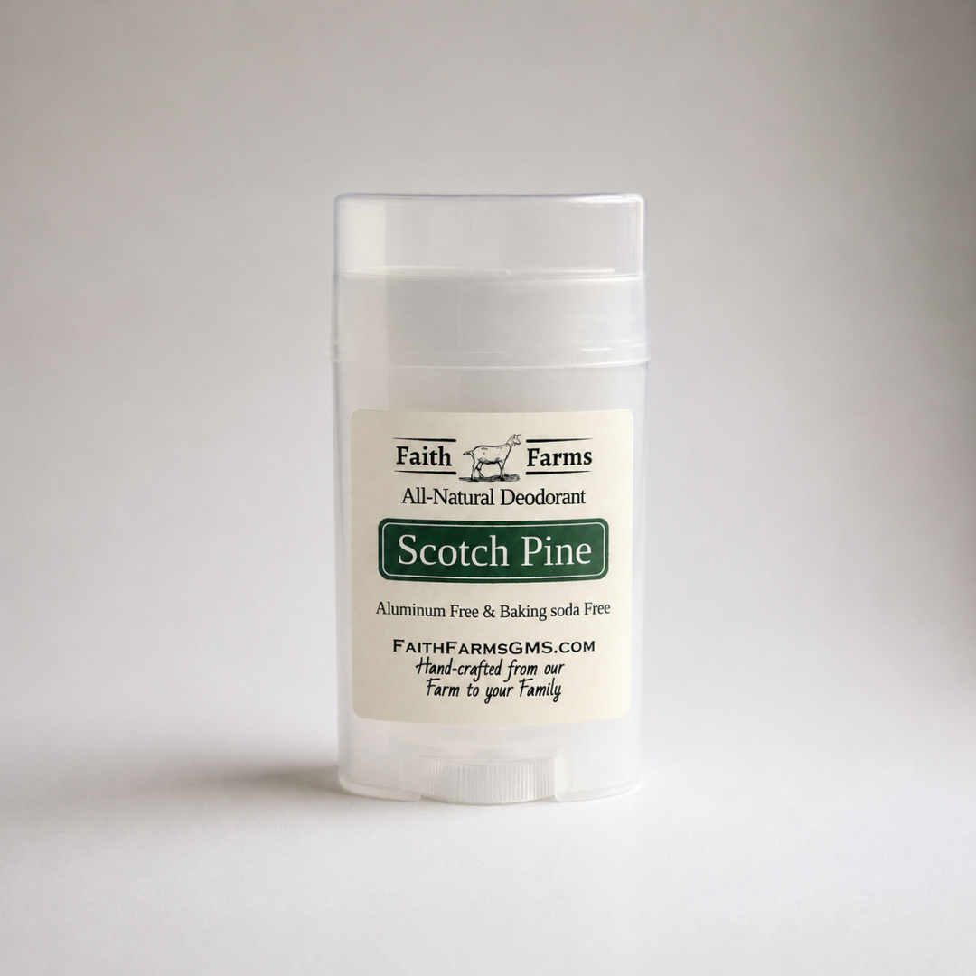 Scotch Pine Full Size Deodorant on white Background