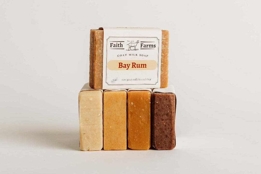 bay rum goat milk soap