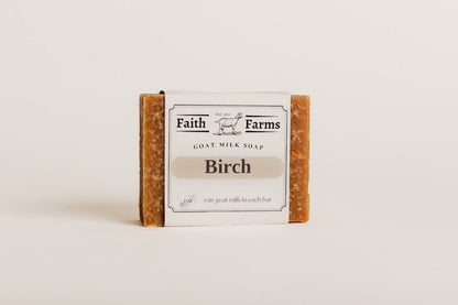 Birch Goat Milk Soap - Faith Farms Goat Milk Soap
