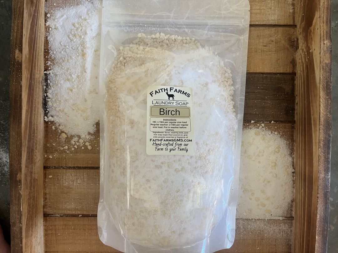 Birch Laundry Soap - Faith Farms Goat Milk Soap