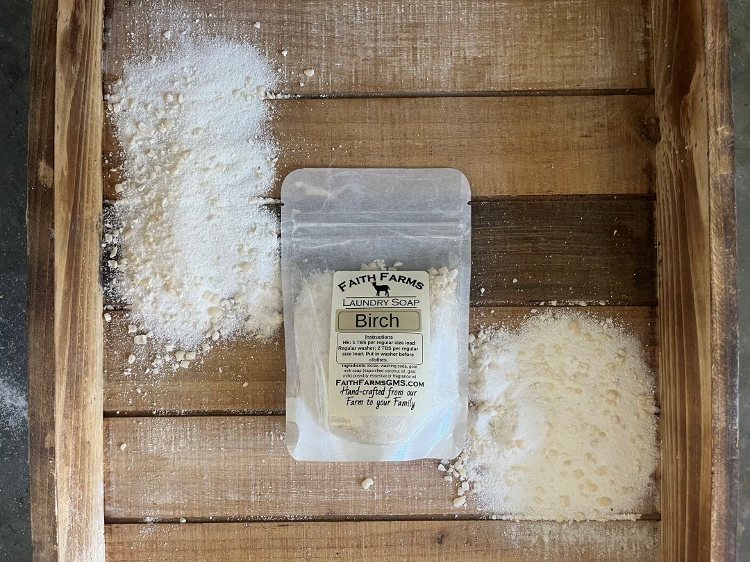 Birch Laundry Soap - Faith Farms Goat Milk Soap