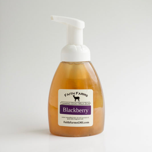 Blackberry Foaming Goat Milk Hand Soap - Faith Farms Goat Milk Soap