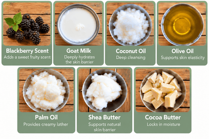Blackberry Goat Milk Soap - Faith Farms Goat Milk Soap