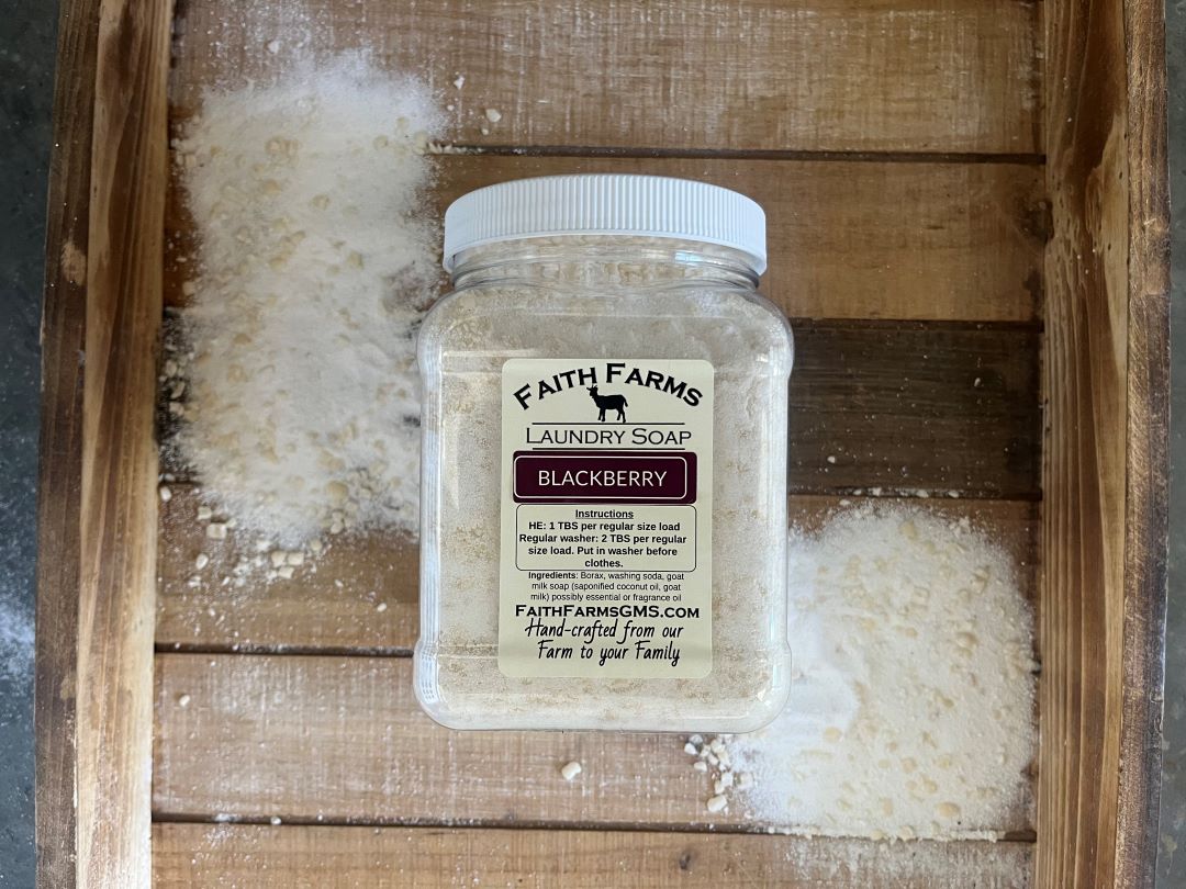 Blackberry Laundry Soap - Faith Farms Goat Milk Soap
