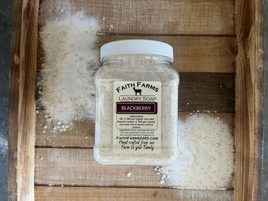 Blackberry Laundry Soap - Faith Farms Goat Milk Soap