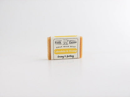 Calendula and Orange Goat Milk Soap - Faith Farms Goat Milk Soap