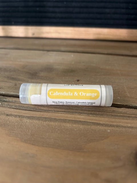 Calendula and Orange Lip Butter - Faith Farms Goat Milk Soap