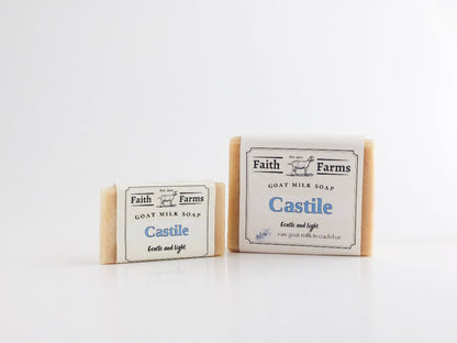 Castile Goat Milk Soap - Faith Farms Goat Milk Soap