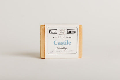 Castile Goat Milk Soap - Faith Farms Goat Milk Soap